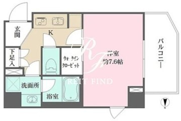 WHARF森下 505 間取り図