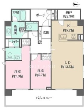WHARF森下 701 間取り図