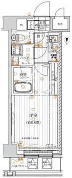 レガリス目白学習院下 202 間取り図