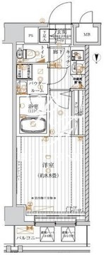 レガリス目白学習院下 302 間取り図
