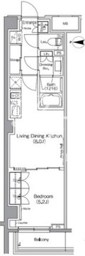 ザ・パークハビオ柿の木坂 211 間取り図