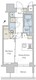 ブリリアイスト大井町 1302 間取り図