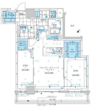 ザ・パークワンズ三軒茶屋 504 間取り図