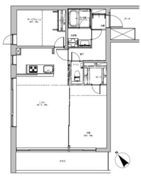 プライムアーバン市谷仲之町 114 間取り図