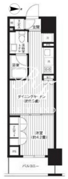 レジディア新御徒町 902 間取り図