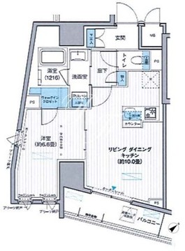 栖－すみか－浅草蔵前 301 間取り図
