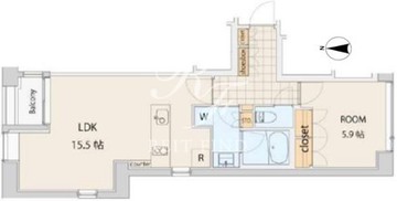 エスセナーリオ目白 201 間取り図