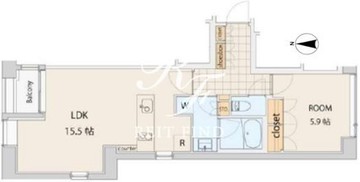 エスセナーリオ目白 301 間取り図