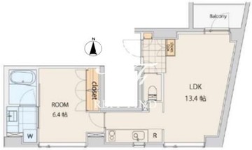 エスセナーリオ目白 303 間取り図