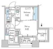 パークアクシス神保町 1207 間取り図