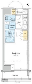 プラウドフラット清澄通り 612 間取り図