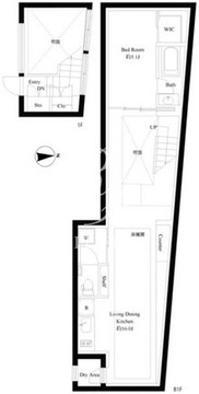 スクエアコート早稲田 8 間取り図
