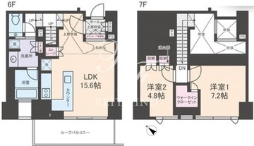 プレミスト赤坂檜町公園 602 間取り図