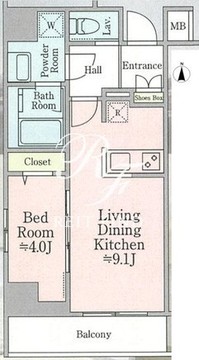 ティモーネ押上ノルド 402 間取り図