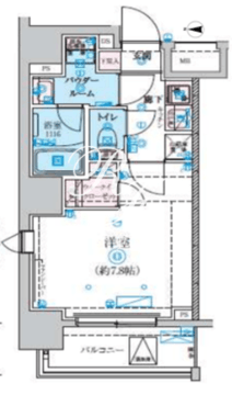 リヴシティ森下駅前 1201 間取り図