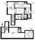 ミオテゾーロ哲学堂カーザ 104 間取り図