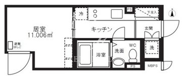 ミオテゾーロ哲学堂カーザ 404 間取り図