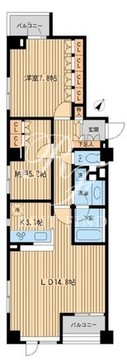 レジデンス三宿 306 間取り図