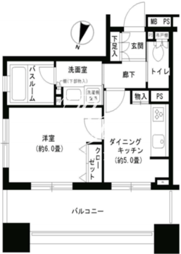 パークキューブ市ヶ谷 903 間取り図