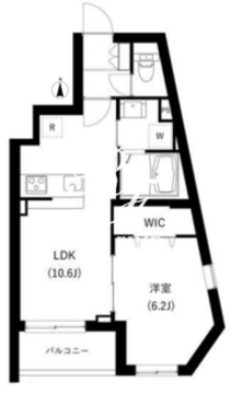 クレヴァンス神楽坂 305 間取り図