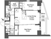コンフォリア東大井2 1301 間取り図