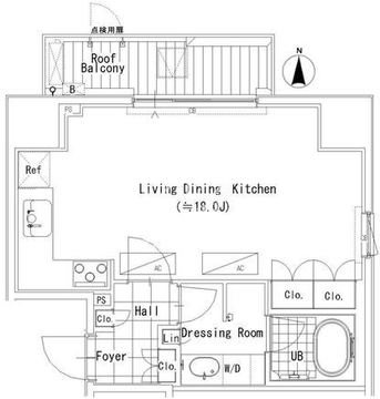 アルティスコート南青山 403 間取り図