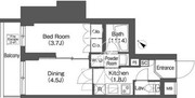 コンフォリア東大井2 405 間取り図