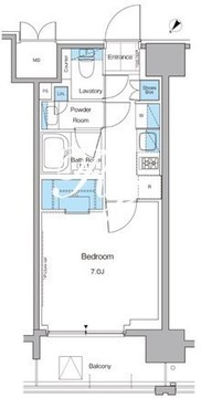 ルフォンプログレ西大井プレミア 610 間取り図