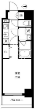 アーバンパーク浅草2 203 間取り図