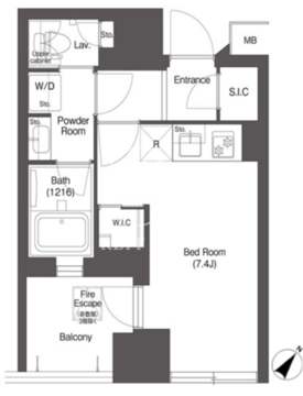 コンフォリア新中野 315 間取り図