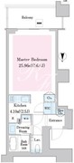中野ステーションレジデンス 1011 間取り図