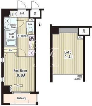 フォンターナ入谷 101 間取り図