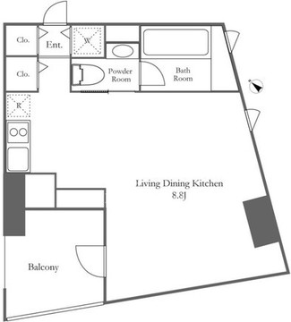 代々木の杜 202 間取り図