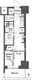 コンフォリア東新宿 414 間取り図