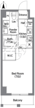 コンフォリア錦糸町DEUX 607 間取り図