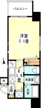 ガーラプレイス新宿御苑 201 間取り図