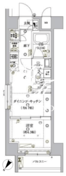 セジョリ南麻布 301 間取り図
