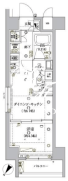 セジョリ南麻布 401 間取り図