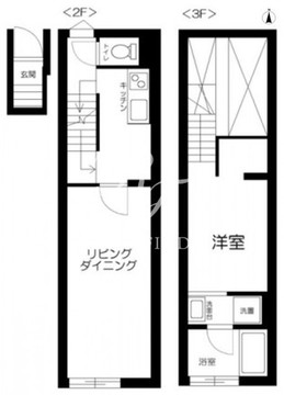 RIVENEBIS EBISU 202 間取り図