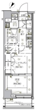 セジョリ南麻布 802 間取り図