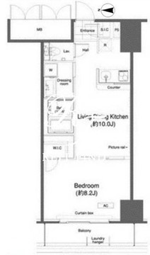 グランハイツ高田馬場 1426 間取り図