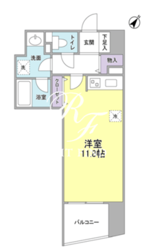 TKフラッツ渋谷 807 間取り図
