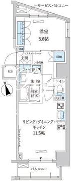パークアクシス東上野 1001 間取り図