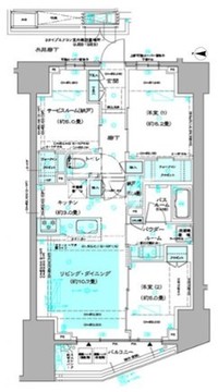 ディームス方南町 404 間取り図