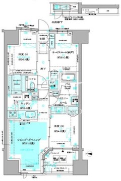 ディームス方南町 402 間取り図