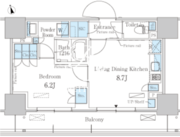パークアクシス東陽町・親水公園 806 間取り図