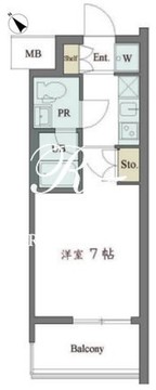 カスタリア大井町 902 間取り図