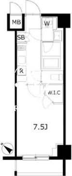 KDXレジデンス豊洲 415 間取り図