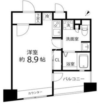 レニール本駒込 702 間取り図