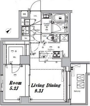 メイクスデザイン大森2 601 間取り図